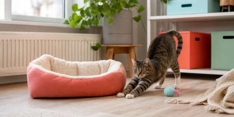 Betaalbare kattenmand in appartement